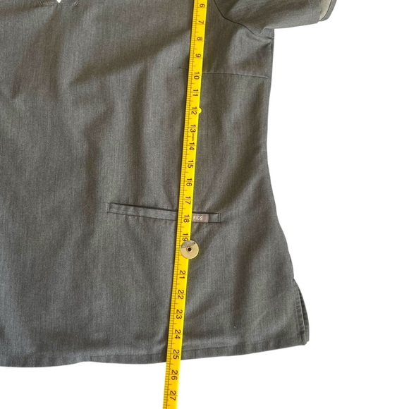 Figs Technical Collection Scrub Top Gray Size XXL - Picture 6 of 6